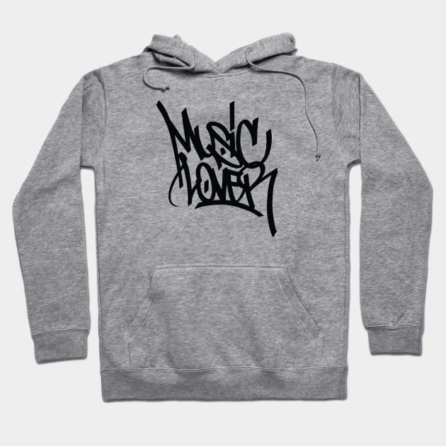 Music Lover Hoodie by Wounyz Graffiti